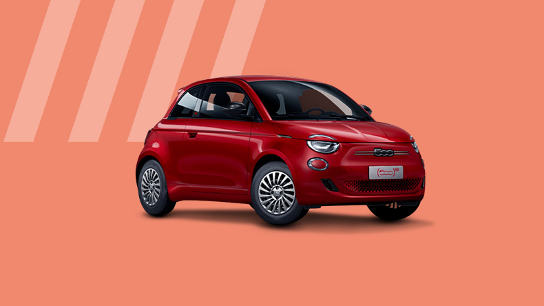 Fiat 500e Red