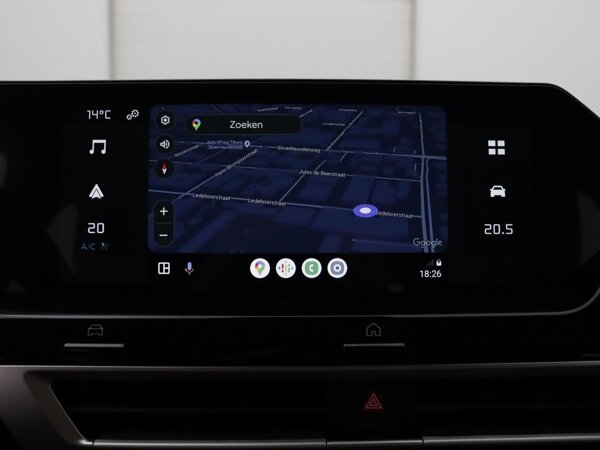 Navigatie via AppleCarPlay/AndroidAuto