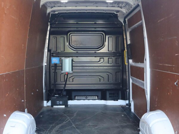 houten vloer in laadruimte