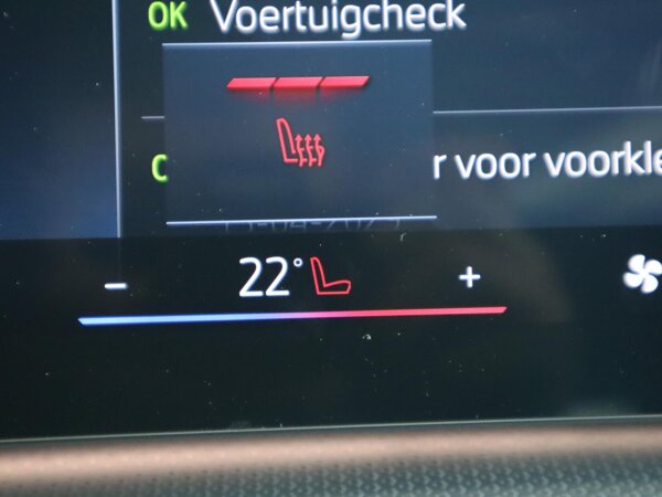 Elektrisch verwarmde voorstoelen