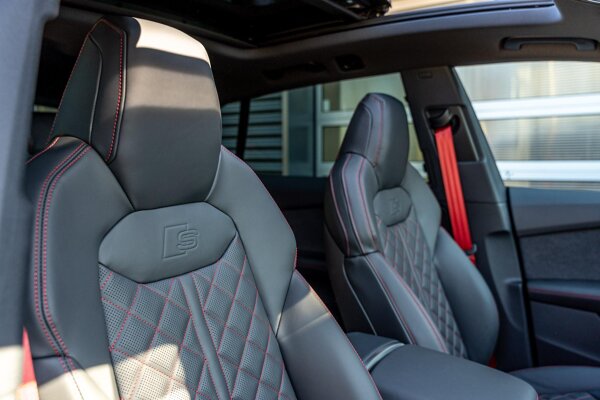 lederen/alcantara bekleding