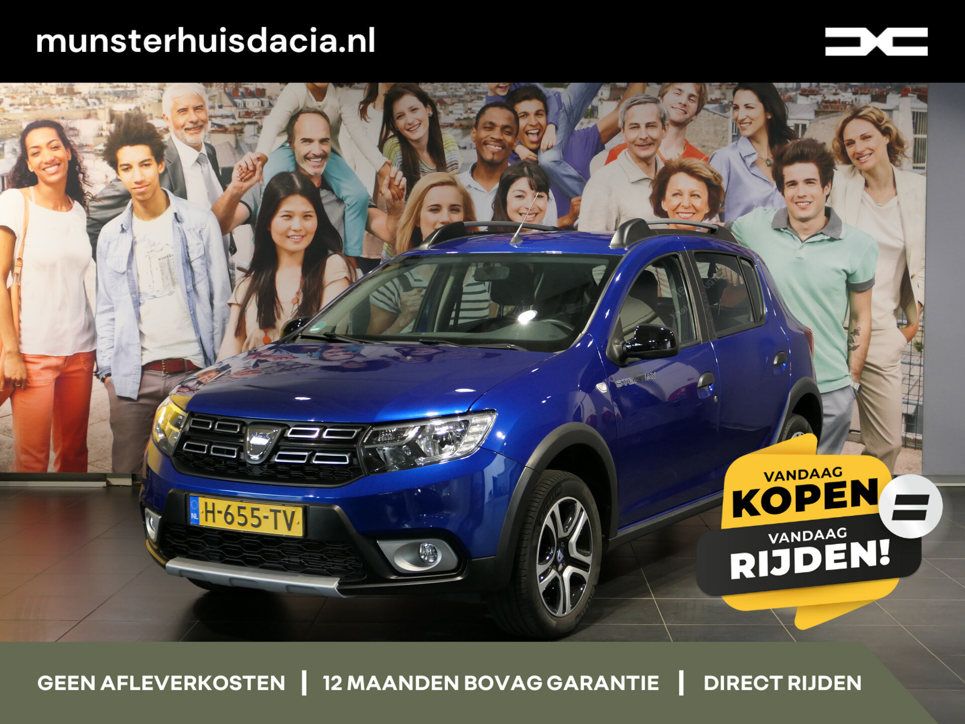 Dacia Sandero Stepway 1.0 TCe Bi-Fuel Serie Limitee 15th Anniv. - Occasion Lease vanaf €654 p/m -
