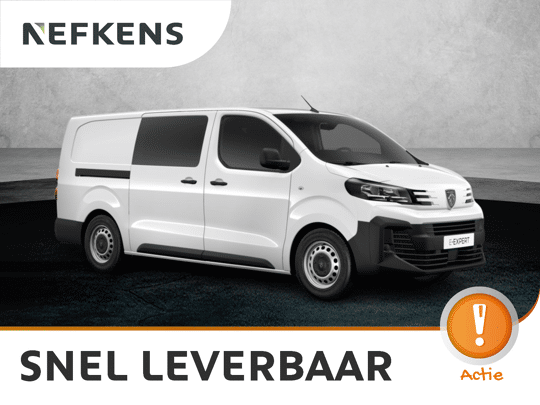Peugeot e-Expert Standaard Dubbele Cabine - electric