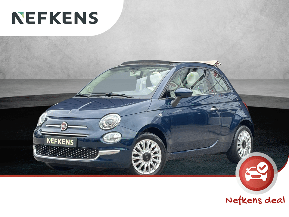 Fiat 500C TwinAir Turbo 80pk Lounge Automaat Cabrio - Afbeelding 1