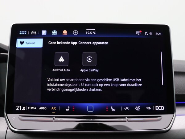 Navigatie via Apple Carplay/Android Auto