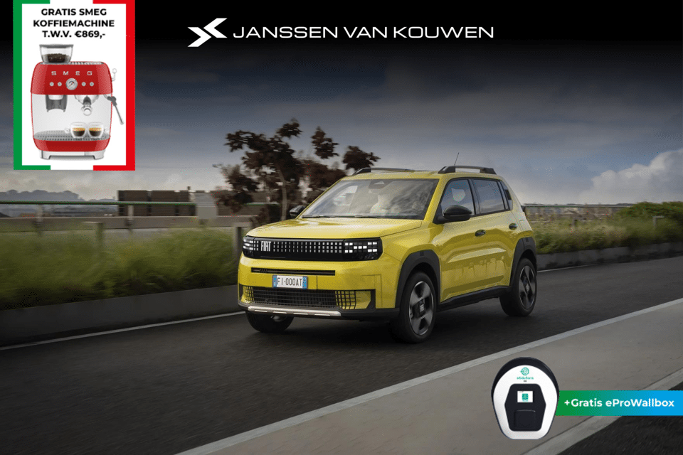 Fiat Panda Grande La Prima 11 kW 44 kWh - Afbeelding 1