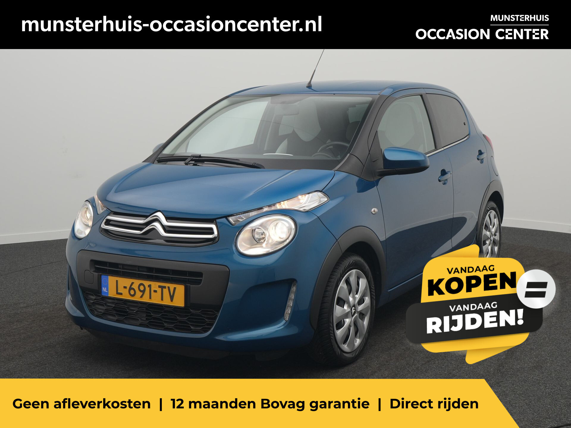 Citroën C1 1.0 VTi Millenium - Occasion Lease vanaf €264 p/m