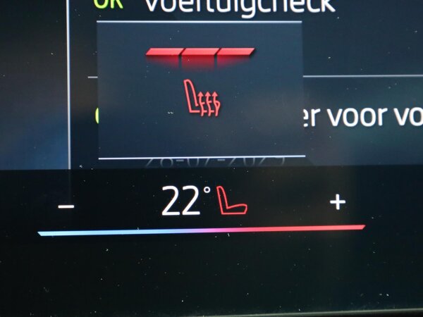 Elektrisch verwarmde voorstoelen