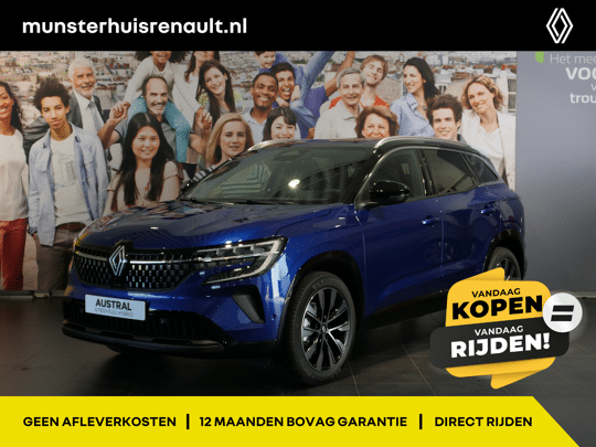 Renault Austral 1.2 E-Tech full hybrid 200 techno *NIEUW* *Panoramadak*