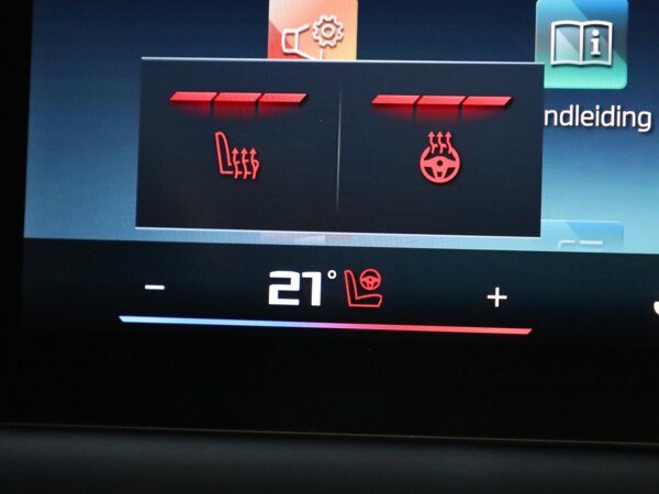 Elektrisch verwarmde voorstoelen