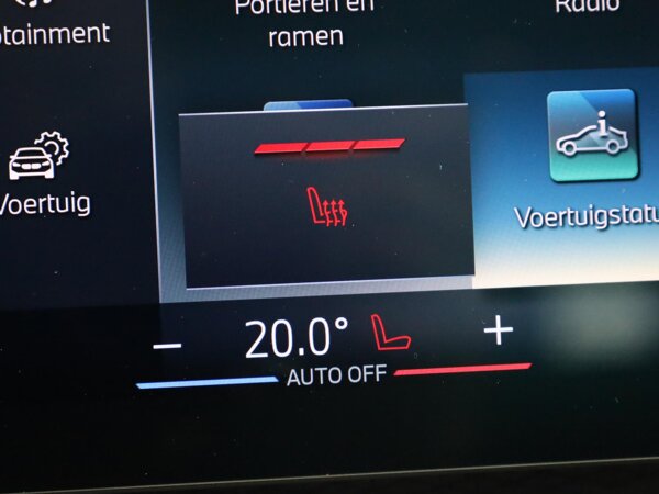 Elektrisch verwarmde voorstoelen