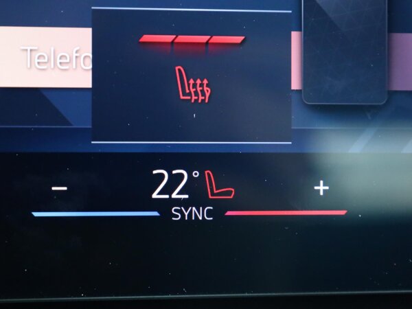 Elektrisch verwarmde voorstoelen