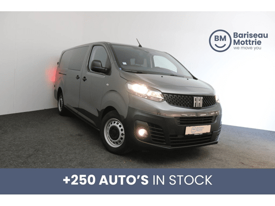 Fiat Scudo Professional DUBBEL CABINE 6-ZIT 2.0D *DAB*GPS*CARPLAY*CAMERA*SENSOREN VOOR+ACHTER*HOUTINLEG*DUBBEL SCHUIFDEUR*