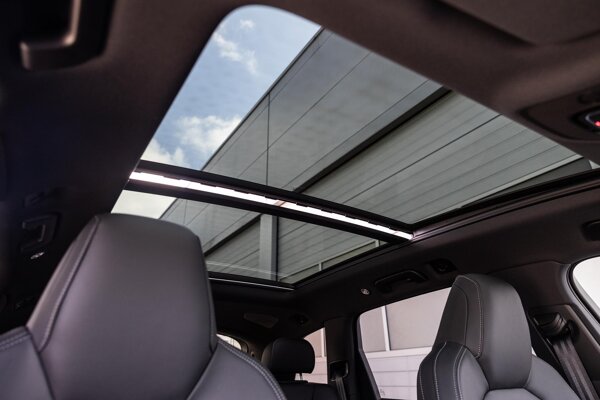 elektrisch glazen panorama-dak