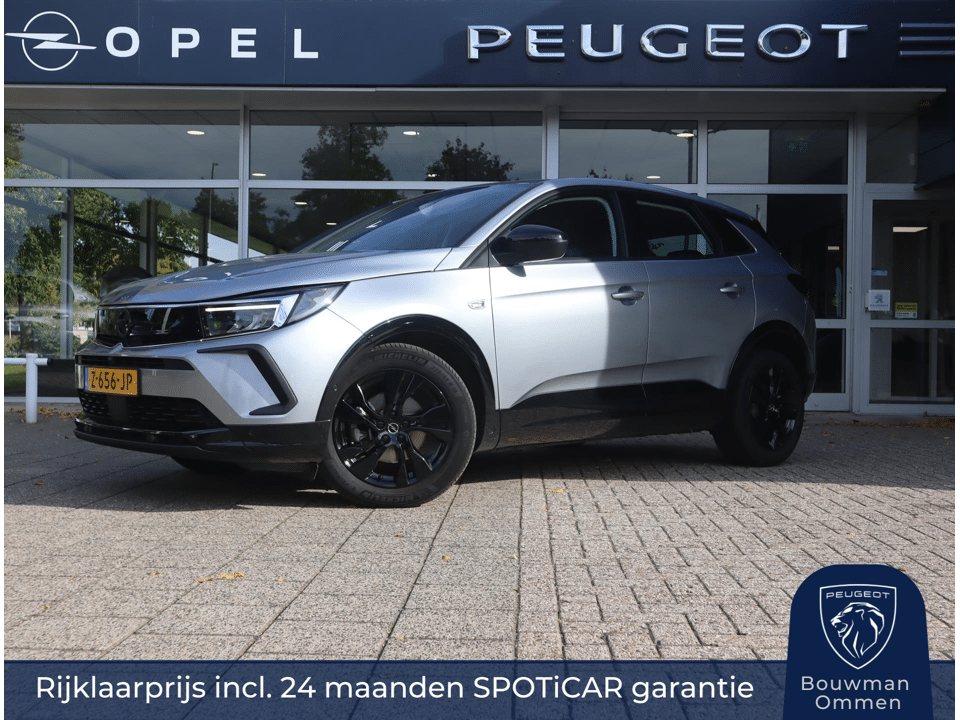 Opel Grandland GS Turbo Hybrid 145pk eDCT, Rijkaarprijs, Navigatie Camera Stoelverwarming Adaptieve cruise control - Afbeelding 1