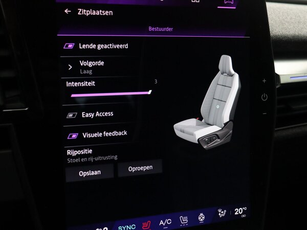 voorstoel(en) met massagefunctie