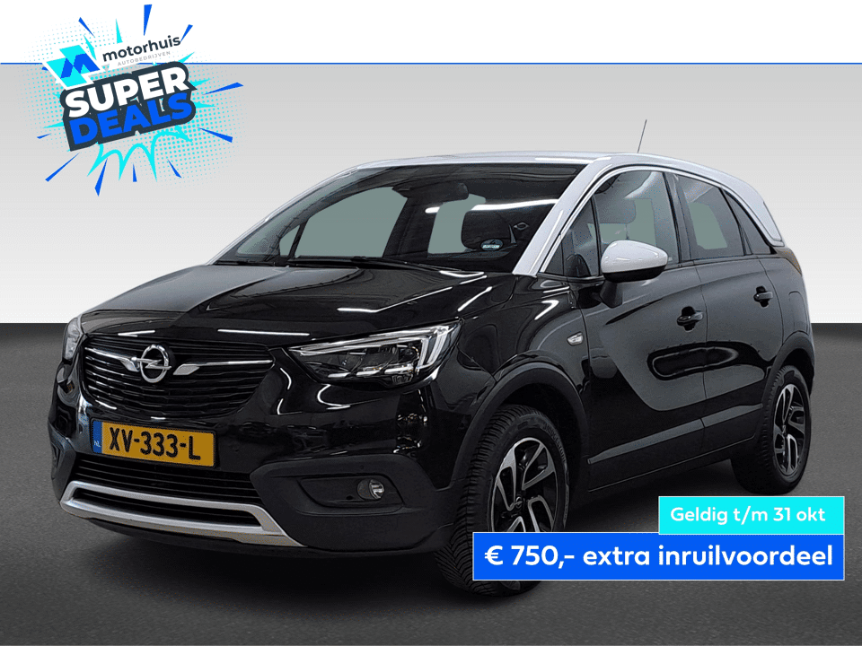 Opel Crossland X 1.2 TURBO 110PK AUTOMAAT INNOVATION FULL LED TEL PDC CRUISE ECC CARPLAY - Afbeelding 1