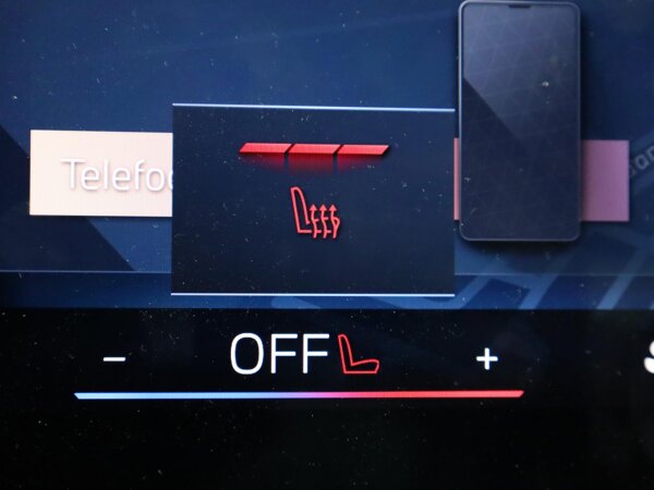 Elektrisch verwarmde voorstoelen