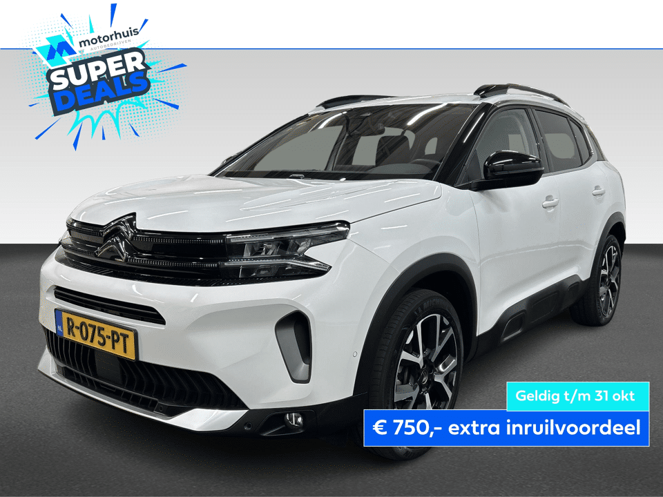 Citroën C5 Aircross 1.2 PureTech 130PK EAT8 SHINE AUTOMAAT NAVI TEL PDC CAMERA LED ALCANTARA 19INCH NAP - Afbeelding 1
