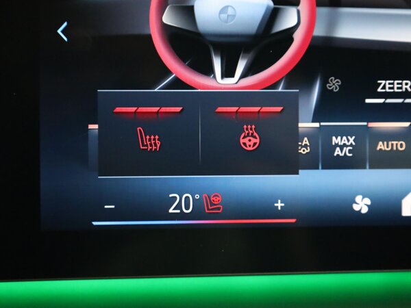 Elektrisch verwarmde voorstoelen