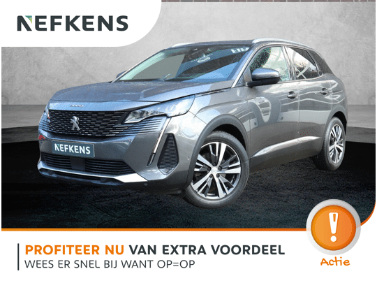 Peugeot 3008 SUV Blue Lease Allure 130PK