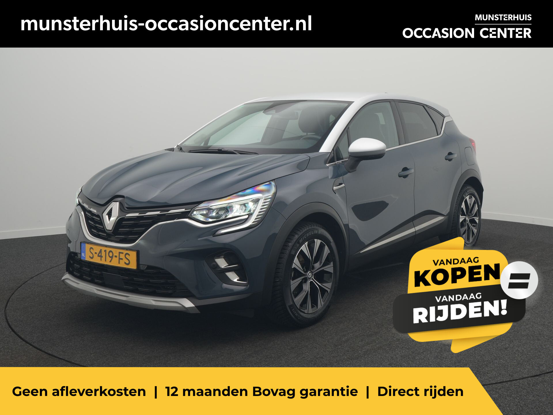Renault Captur 1.6 E-Tech Plug-in Hybrid 160 Techno - Occasion Lease vanaf €549 p/m