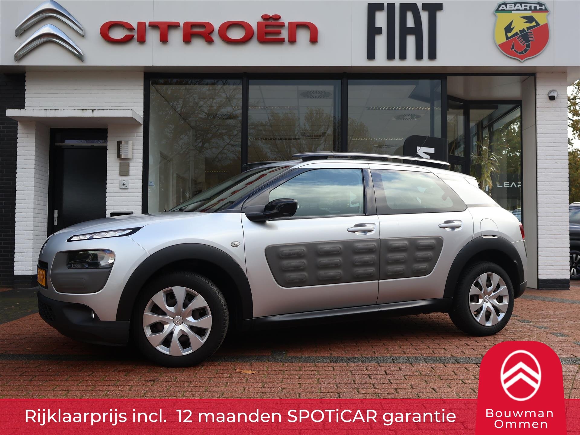 Citroën C4 Cactus PureTech 82PK Business, Rijklaarprijs | Navigatie | Climate Control | Parkeersensoren | Bluetooth | Dakrails - Afbeelding 1