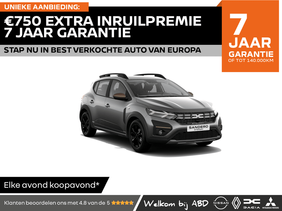 Dacia Sandero Stepway Extreme TCe 100 ECO-G - Afbeelding 1