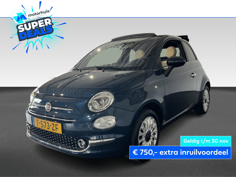Fiat 500C 1.0 Hybrid 70pk Dolcevita Cabriolet - Afbeelding 1