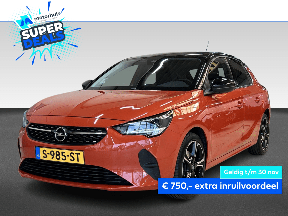 Opel Corsa 1.2 TURBO 100PK AUTOMAAT ELEGANCE CARPLAY 17INCH PDC TWOTONE CRUISE NAP - Afbeelding 1