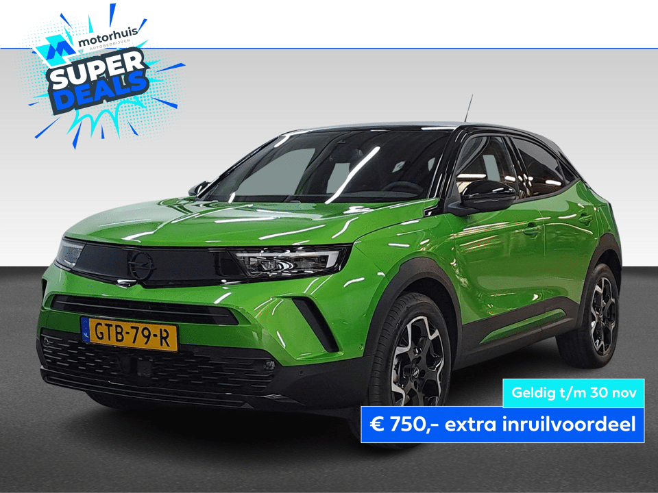 Opel Mokka 1.2 HYBRID 136PK AUTOMAAT GS NAVI PRO CAMERA INTELLILUX TWOTONE 18INCH NAP - Afbeelding 1