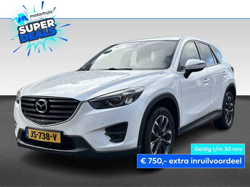 Mazda CX-5 2.0 SKYACTIV-G 165PK SKYLEASE GT NAVI LEDER BOSE LED CAMERA NAP - Afbeelding 1