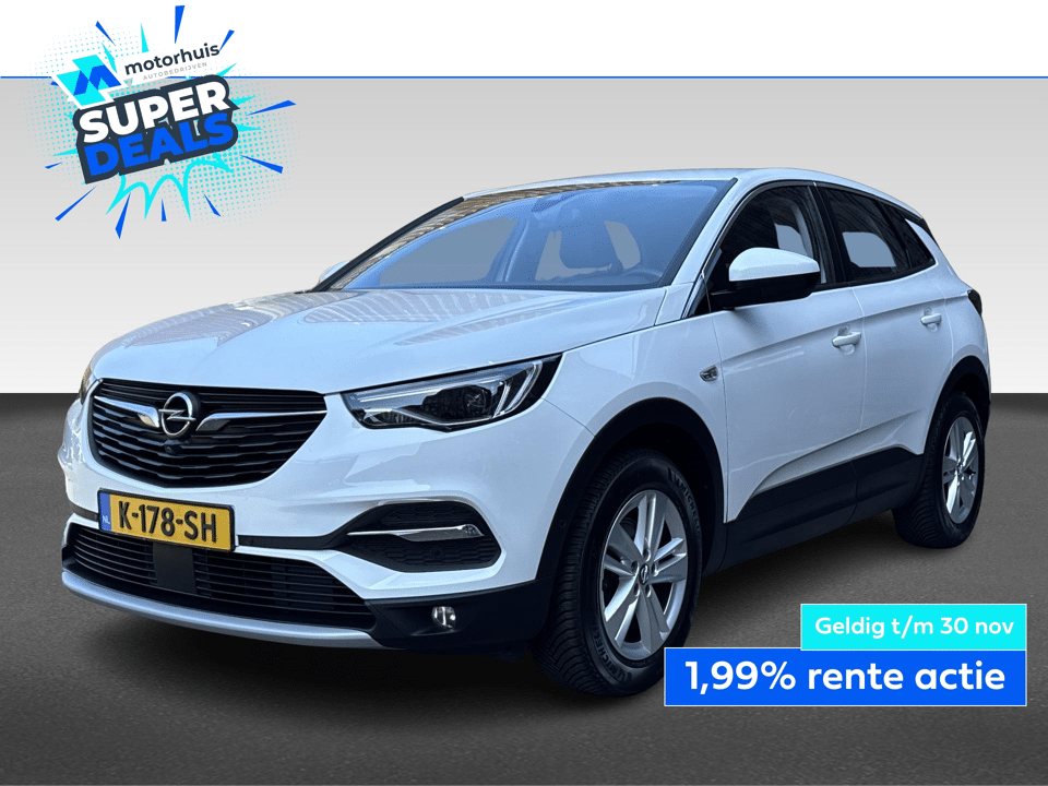Opel Grandland X 1.2 TURBO 130PK BUSINESS ELEGANCE NAVI PDC TEL FULL LED CAMERA NAP - Afbeelding 1