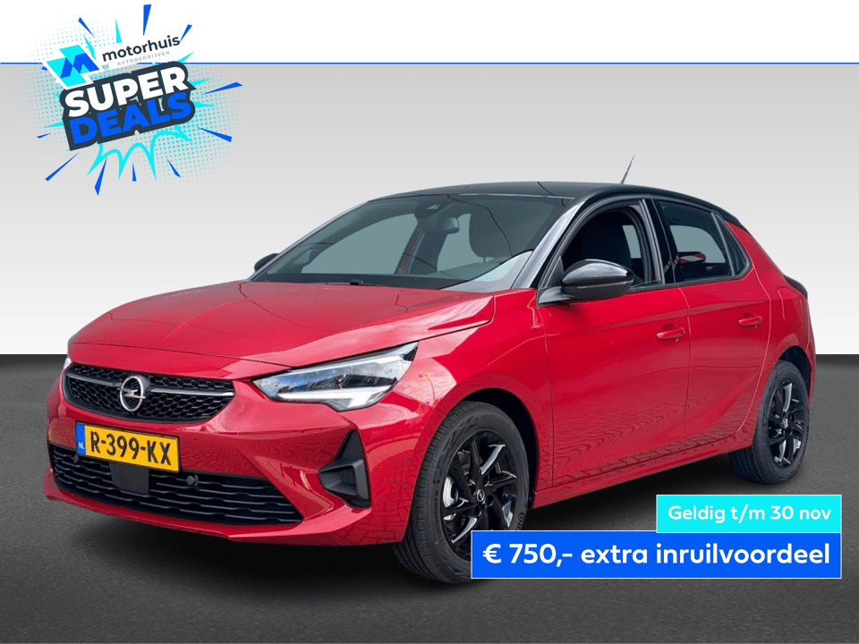 Opel Corsa 1.2 TURBO 100PK GS-LINE NAVI TEL PDC CRUISE VIRTUAL COCKPIT NAP - Afbeelding 1