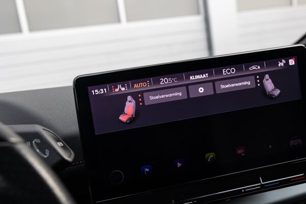 voorstoelen verwarmd