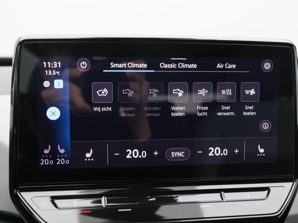 voorstoelen verwarmd