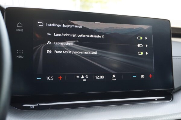 rijstrooksensor met correctie