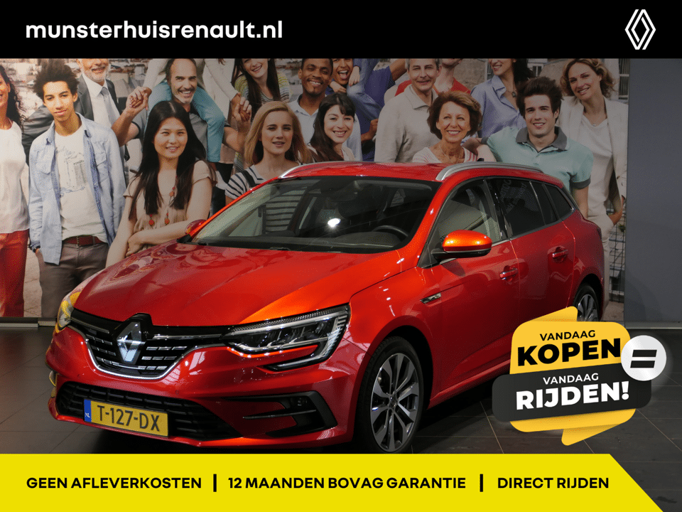 Renault Mégane Estate 1.3 TCe 140 Techno - Occasion Lease vanaf €494 p/m - - Afbeelding 1