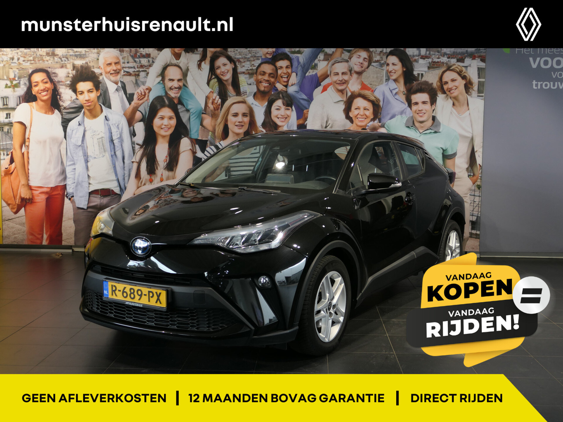 Toyota C-HR 1.8 Hybrid Business - Occasion Lease vanaf €499 p/m -