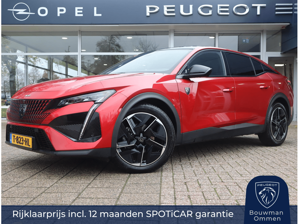 Peugeot 408 GT PureTech 130PK EAT8 automaat, Rijklaarprijs, El. verstelbare voorstoelen Panoramisch schuifdak 360° Camera - Afbeelding 1