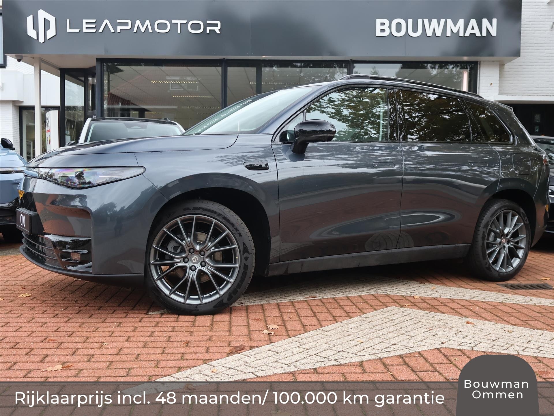 Leapmotor C10 REEV Plug-in hybride 28,4 kWh 215PK Automaat Design NIEUW, Rijklaarprijs | Panoramadak | Camera 360 | Adaptieve Cruise Control