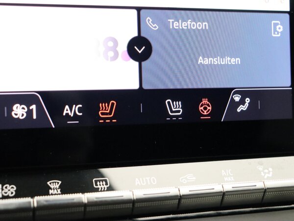 Elektrisch verwarmbare voorstoelen