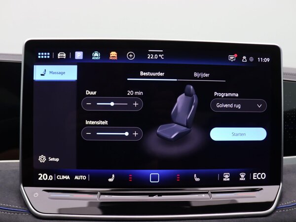 Voorstoelen met massagefunctie