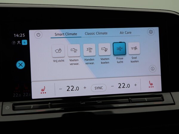 voorstoelen verwarmd