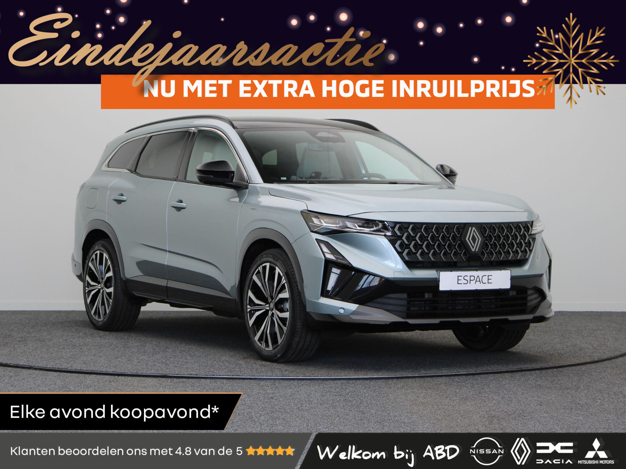 Renault Espace E-Tech full hybrid 200pk iconic 7p.