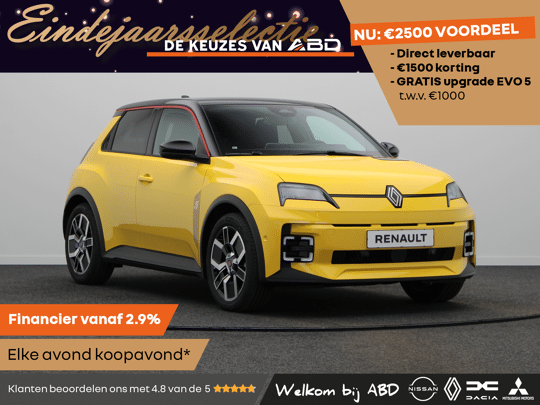 Renault 5 Techno Comfort range