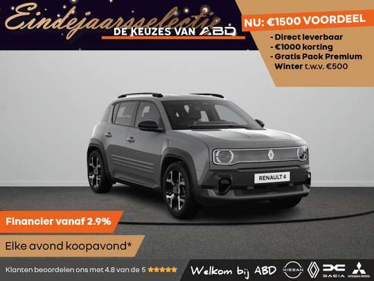 Renault 4 Techno Comfort range