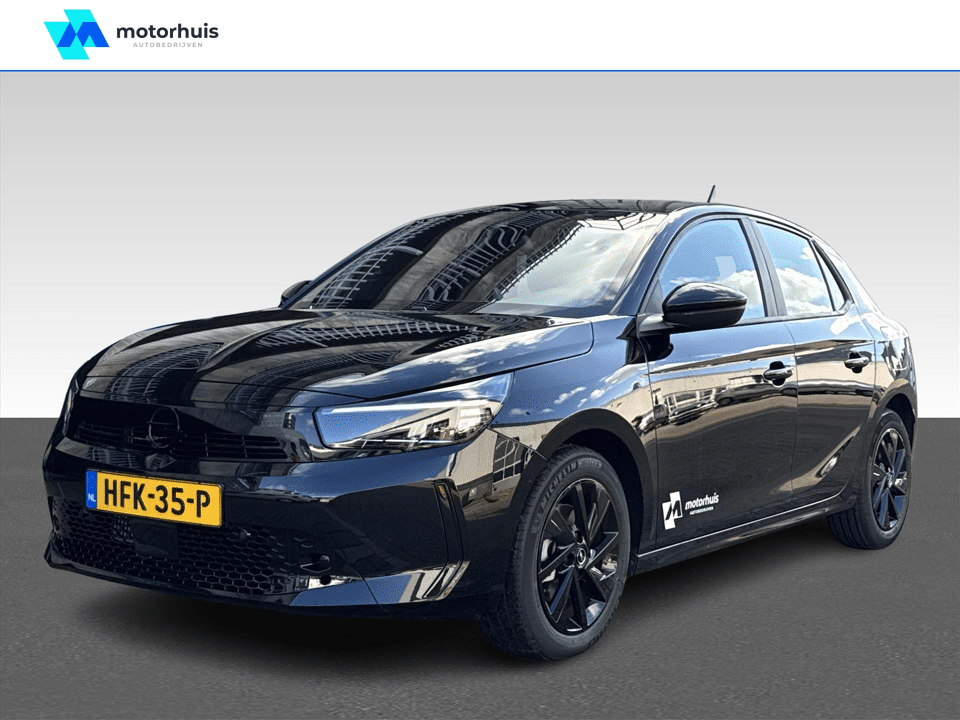 Opel Corsa 1.2 TURBO 100PK YES AIRCO TEL CRUISE CARPLAY PDC BLACKPACK NAP - Afbeelding 1