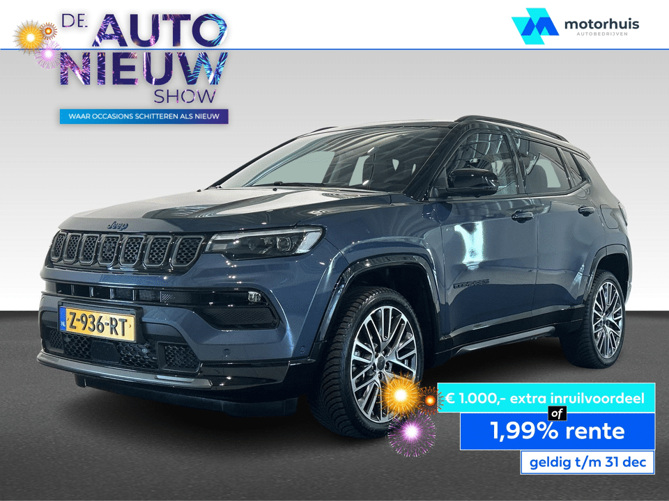 Jeep Compass 1.3T 4XE 240pk Aut Summit - Afbeelding 1