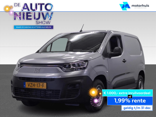 Fiat Doblò Cargo 1.5 BlueHDI 100PK L1H1 CARPLAY AIRCO PDC TEL BETIMMERING NAP